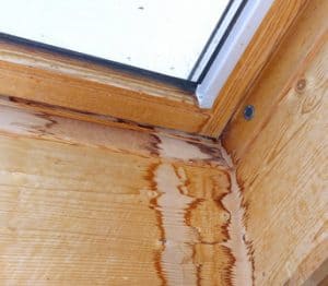 Beratung Hauskauf gebraucht Immobilie Regenwasserschaden am Veluxfenster Dachfenster